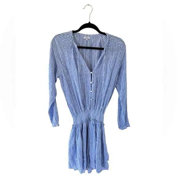 Rails Jasmine Dress in Azure Stripe - Picture 5 of 7